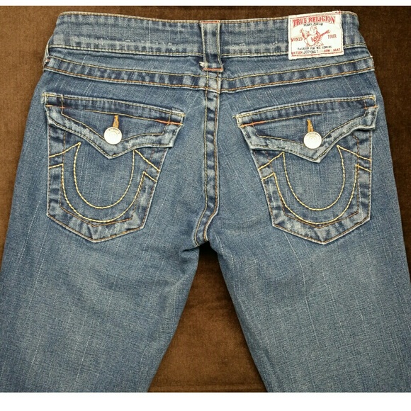 True Religion 💎"JOEY BIG T"💎 Like NEW!! 27 Flare - Picture 4 of 8